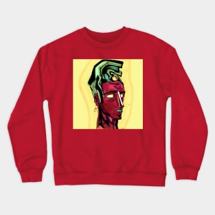 señor pakal mayan king sketch in vision robot Crewneck Sweatshirt